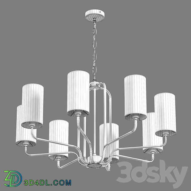OM Hanging chandelier Eurosvet 60128 8 Purezza Pendant light 3D Models