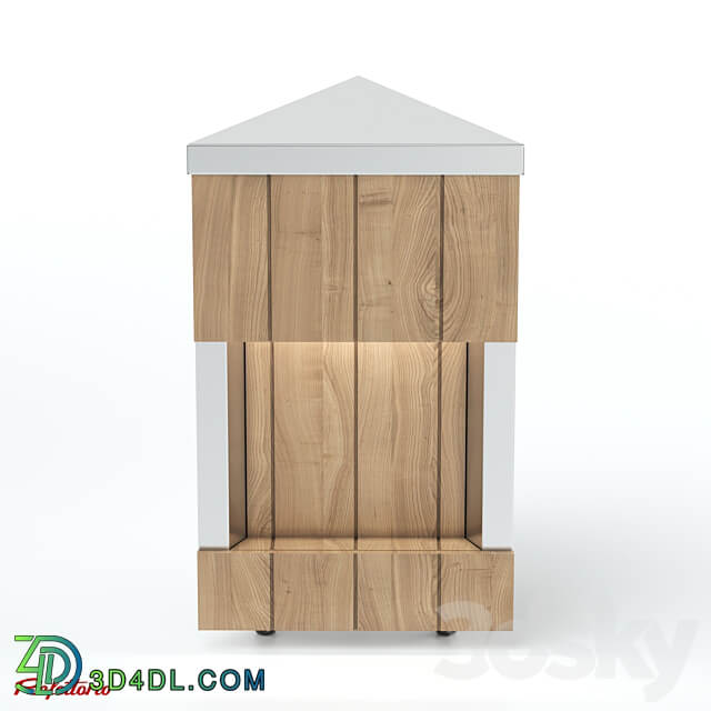 Neutral corner external counter RU1xA Capital 3D Models