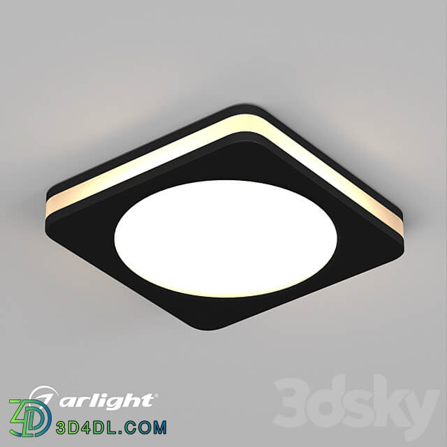 LTD 96x96SOL BK 10W LED Panel 3D Models