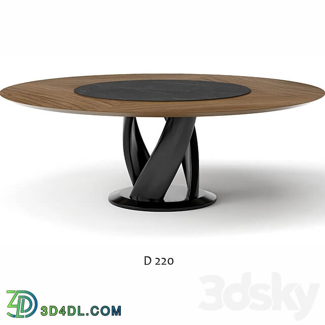 round table virtuos D2 180 220 OM 3D Models