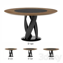round table virtuos D2 120 160 OM 3D Models 