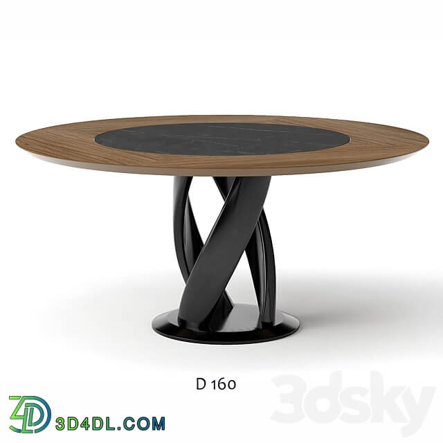 round table virtuos D2 120 160 OM 3D Models