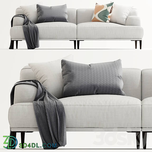 Abisko quartz sofa 3D Models