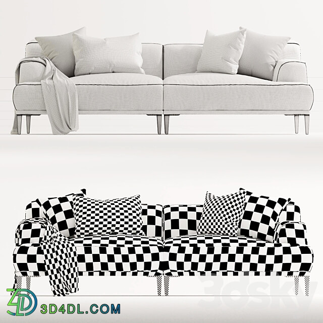 Abisko quartz sofa 3D Models