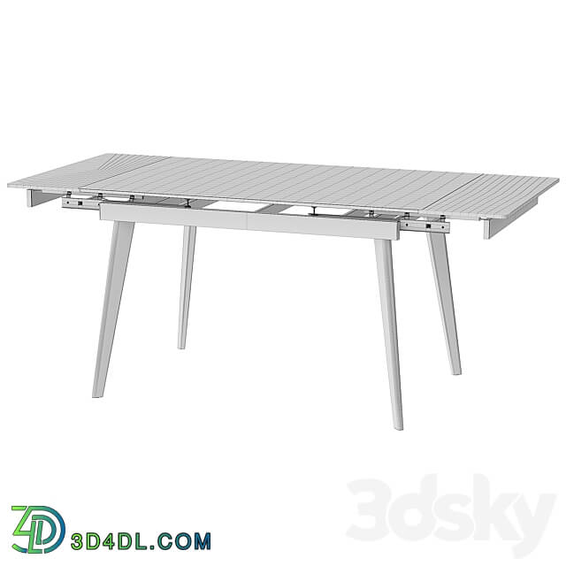 Laura extendable table ceramic 3D Models