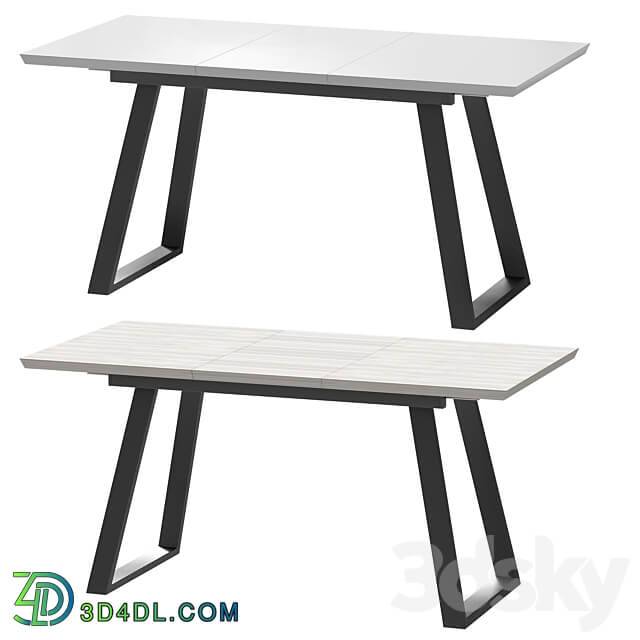 Denver extendable table 3D Models