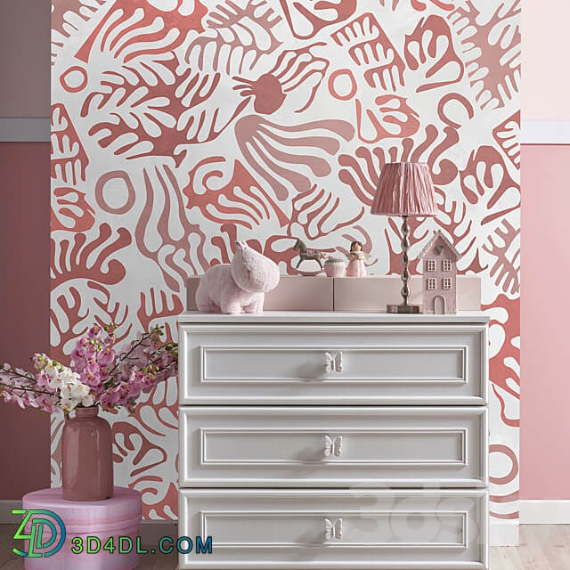 Designer wallpaper MATISSE pack 5 3D Models