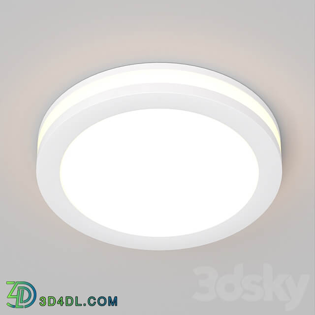 LTD 95SOL 10W LED Panel Ceiling lamp 3D Models