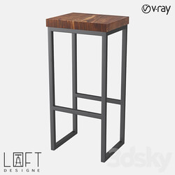 Bar stool LoftDesigne 027 model 3D Models 