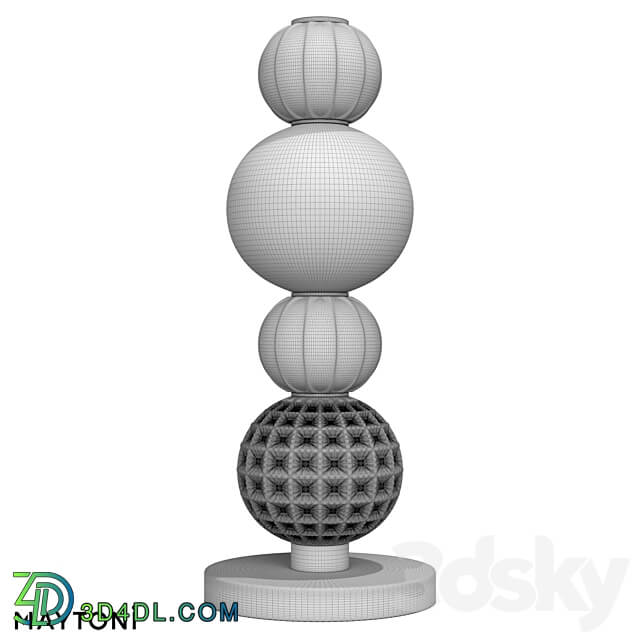 Table lamp MOD301TL L18CH3K OM 3D Models