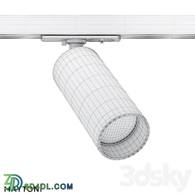 Track light TR021 1 12B4K TR021 1 12W4K OM 3D Models