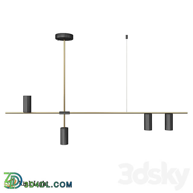 Ria hanger black 07621 4.19 OM Pendant light 3D Models