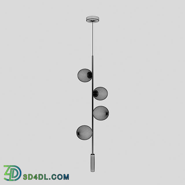 Chandelier Irda 07622 4A 20 OM Pendant light 3D Models