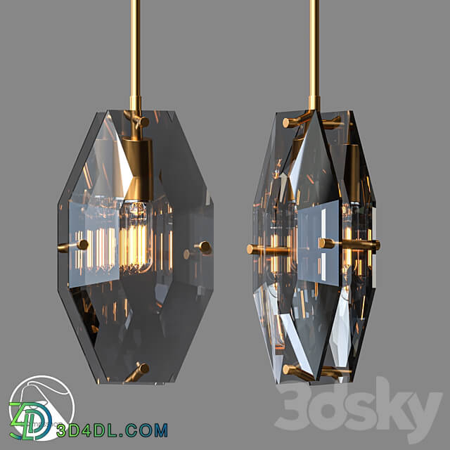 LampsShop.ru PDL2083 Pendant Modern Crystal Pendant light 3D Models