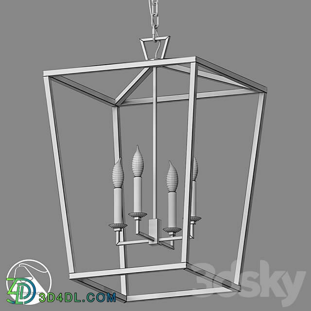 LampsShop.ru PDL2073 Pendant Bird s Cage Pendant light 3D Models