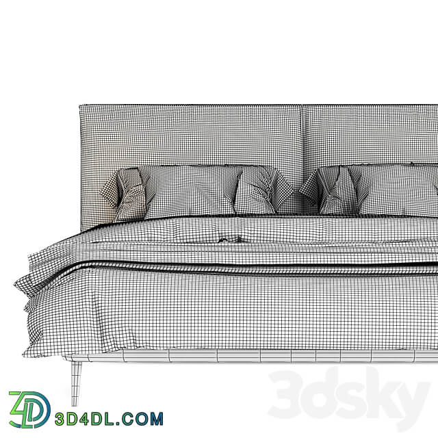Maxalto SELENA Bed Bed 3D Models