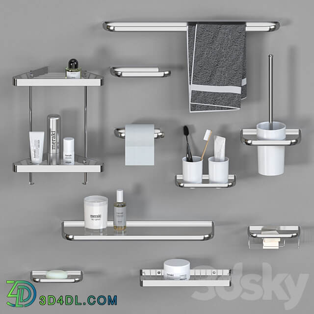 Set AKS 0010 3D Models