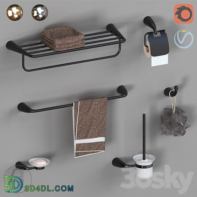 Set AKS 0011 3D Models