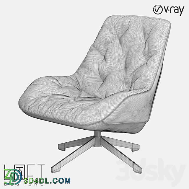 Armchair LoftDesigne 2102 model 3D Models