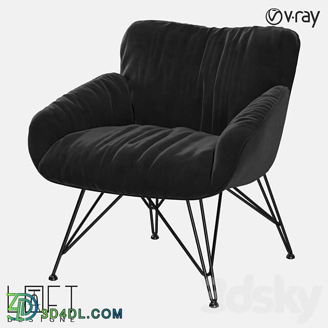 Armchair LoftDesigne 2229 model 3D Models