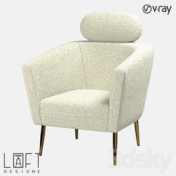 Armchair LoftDesigne 2816 model 3D Models 