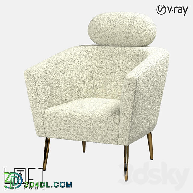 Armchair LoftDesigne 2816 model 3D Models