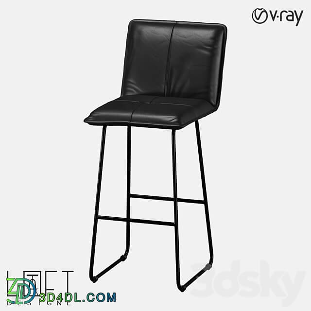 Bar stool LoftDesigne 31665 model 3D Models