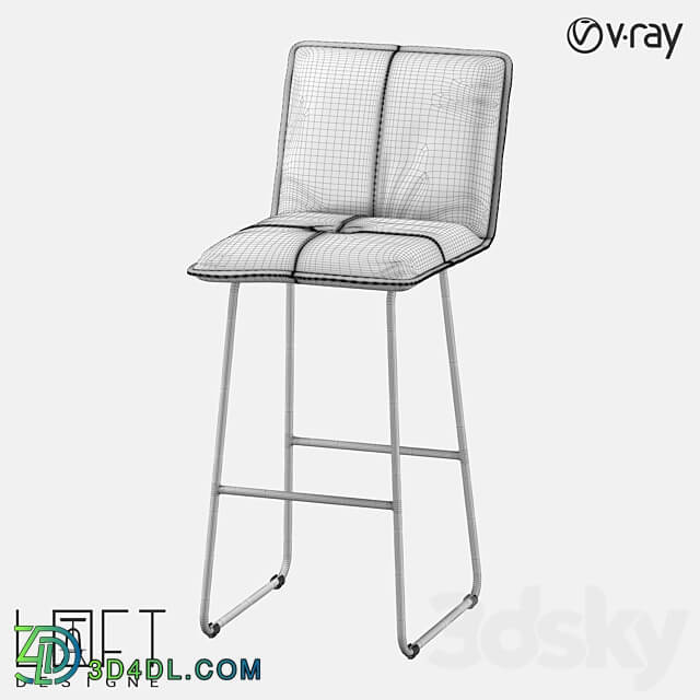 Bar stool LoftDesigne 31665 model 3D Models