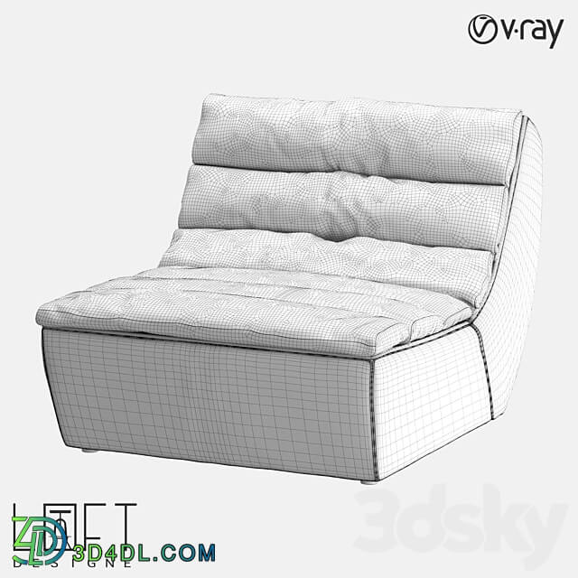 Armchair LoftDesigne 31667 model 3D Models