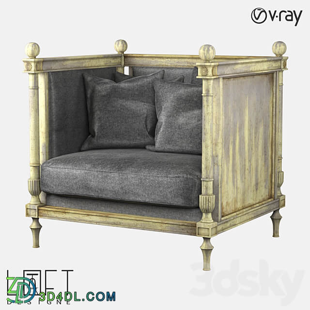 Armchair LoftDesigne 31858 model 3D Models