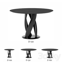 table virtuos D 100 160 OM 3D Models 