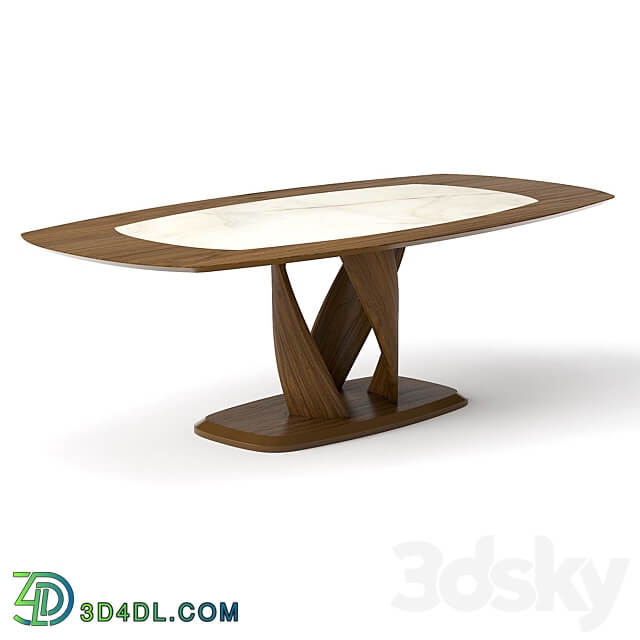 group with table virtuos D 120x240 onix OM Table Chair 3D Models