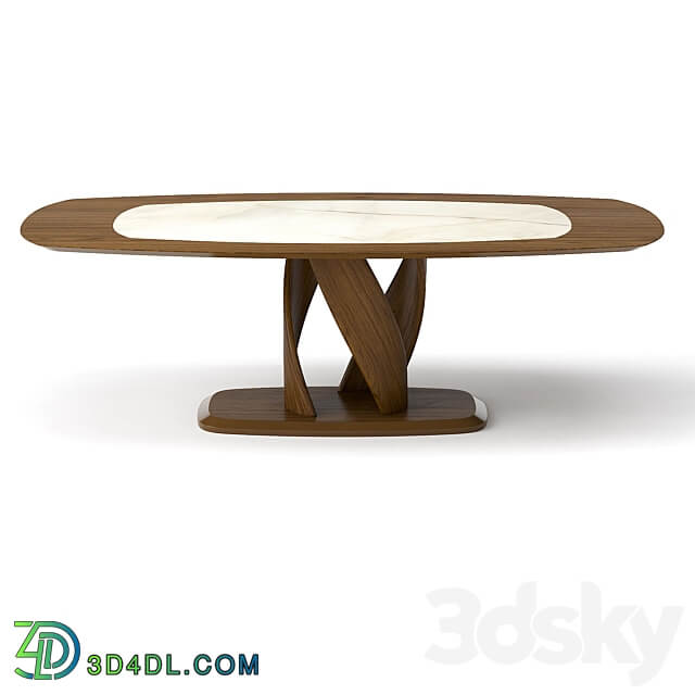 group with table virtuos D 120x240 onix OM Table Chair 3D Models