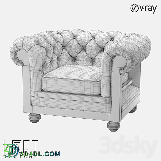 Armchair LoftDesigne 32510 model 3D Models