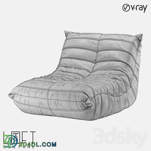 Armchair LoftDesigne 35868 model 3D Models