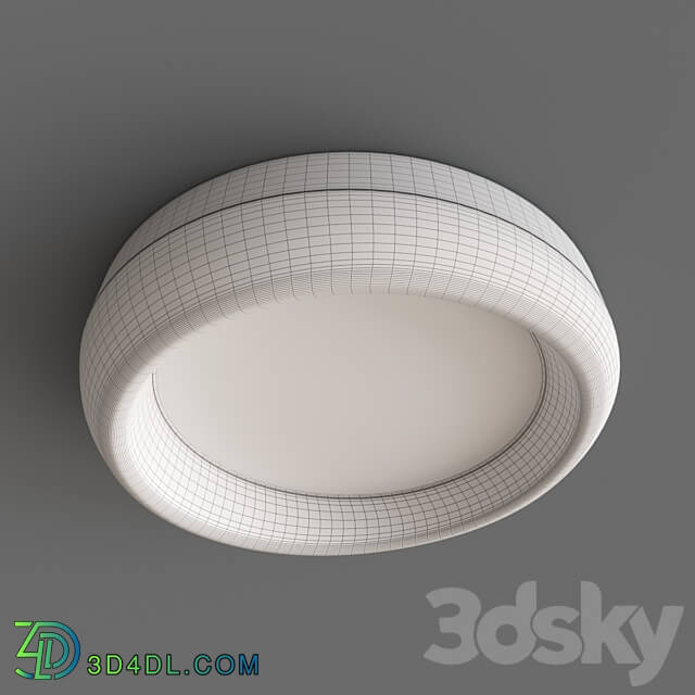 Runis Black 44.4512 Inodesign Runis Gold 44.4512 OM Ceiling lamp 3D Models