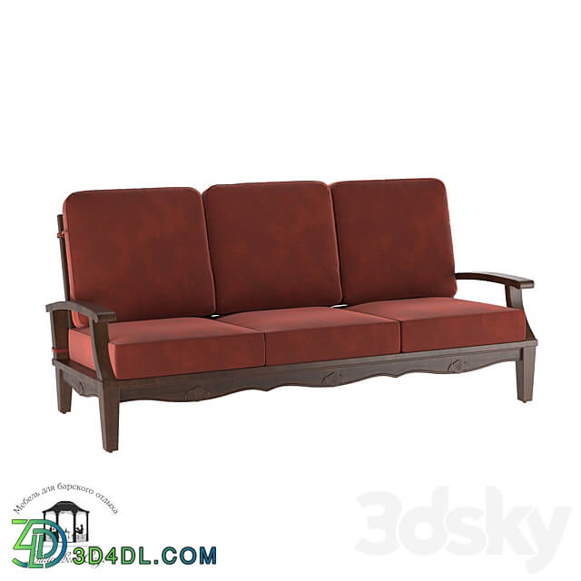 Albero Solido three seaters sofa OM 3D Models