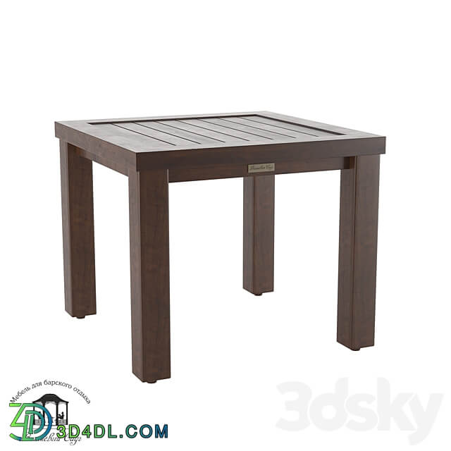 Albero Solido rectangular coffee table OM 3D Models