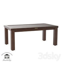 Albero Solido rectangular coffee table OM 3D Models 