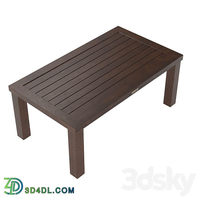 Albero Solido rectangular coffee table OM 3D Models