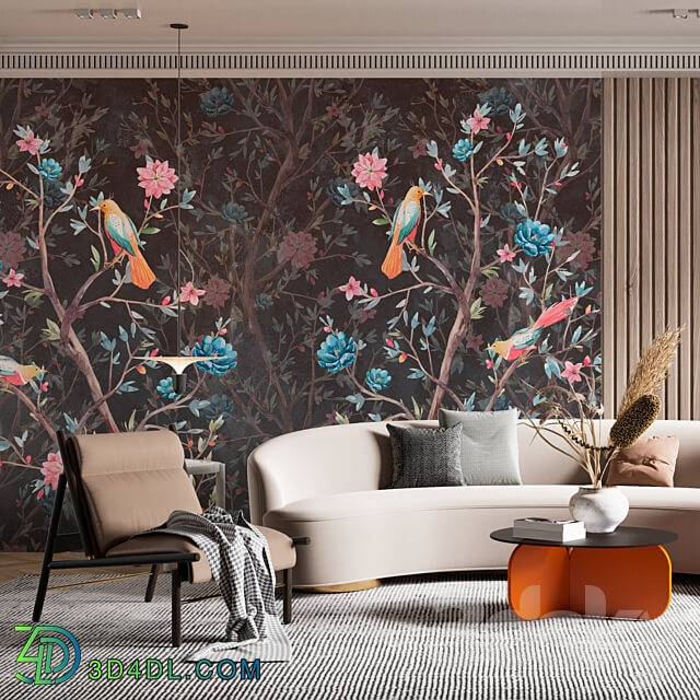 ArtFresco Wallpaper Design seamless photo wallpaper Art. Sh 020 Sh024 OM 3D Models