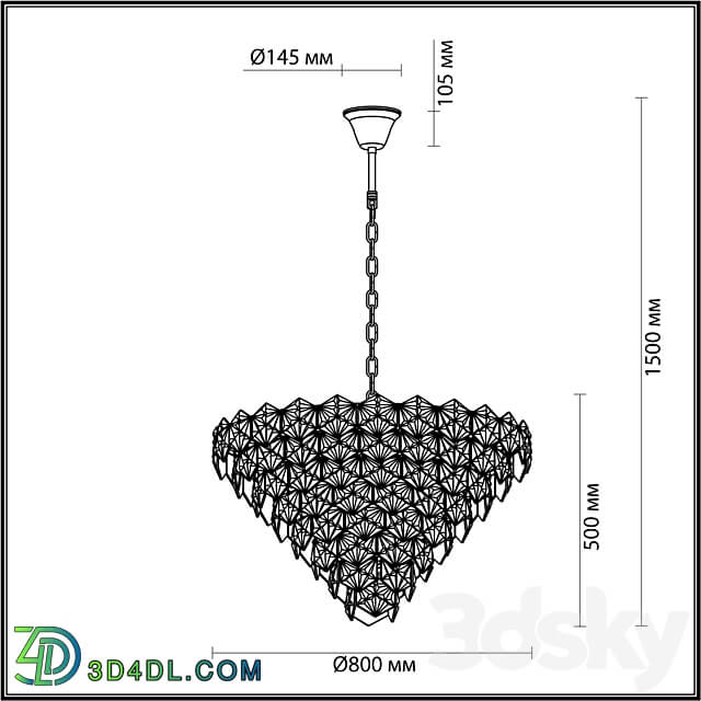 ODEON LIGHT 4923 12 TALERTI Pendant light 3D Models