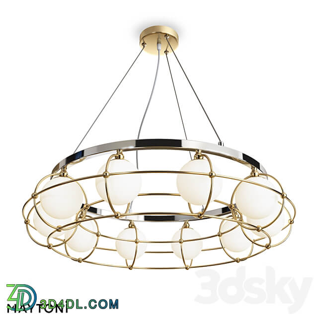 Pendant lamp MOD312PL 10GCH OM Pendant light 3D Models