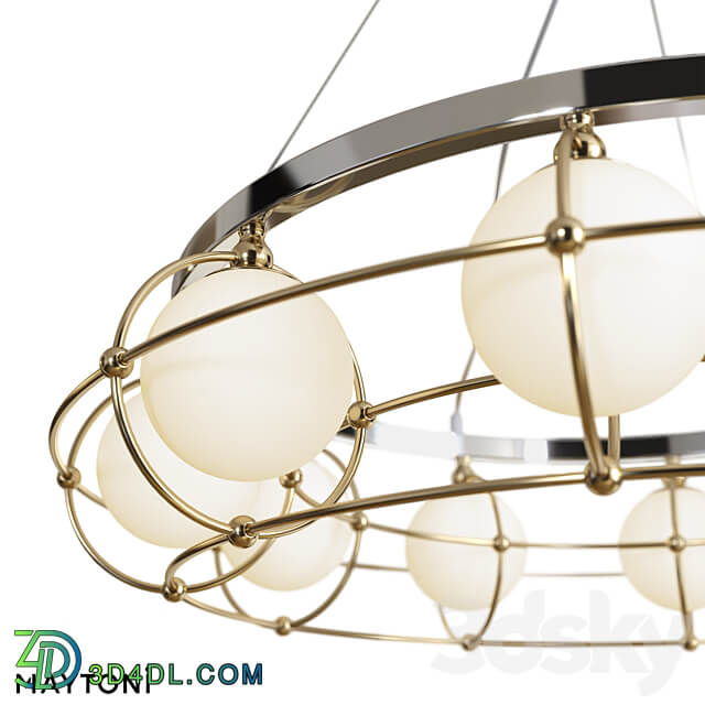 Pendant lamp MOD312PL 10GCH OM Pendant light 3D Models