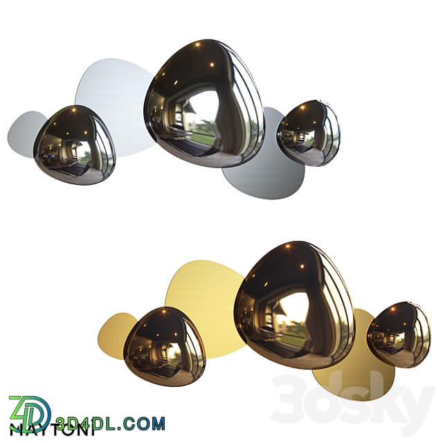 Wall lamp sconce MOD314WL L13G3K MOD314WL L13N3K ОМ 3D Models