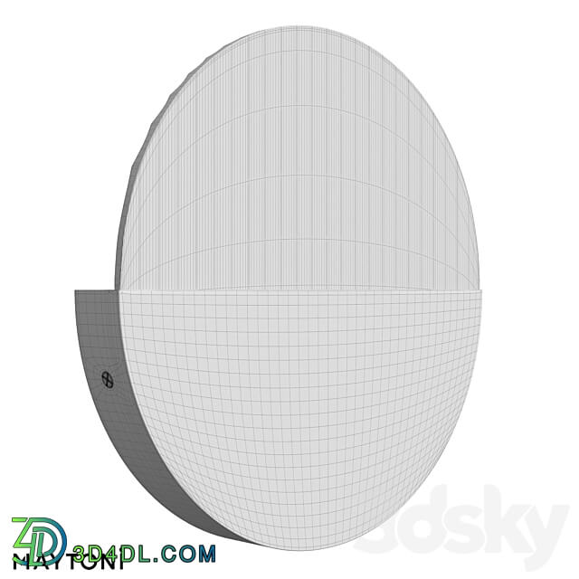 Wall lamp sconce MOD320WL L6BS3K ОМ 3D Models