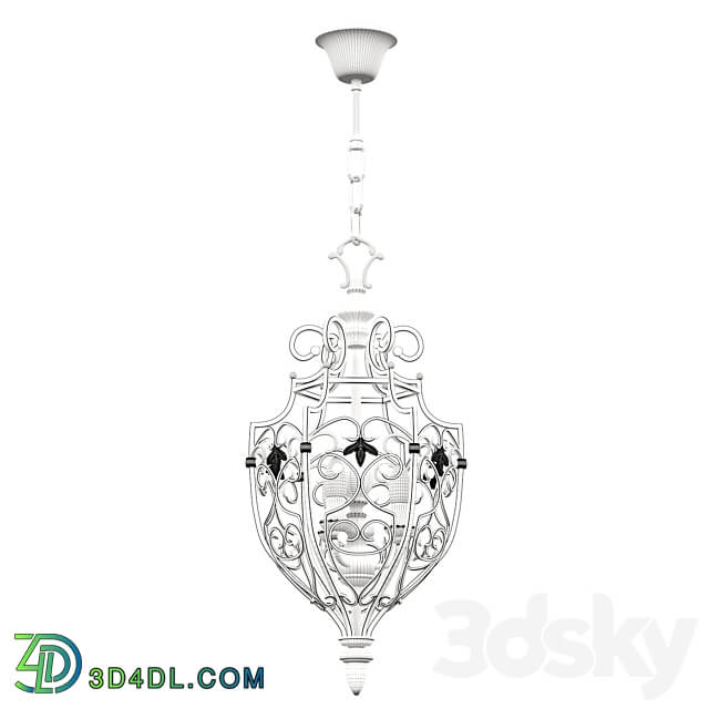 389010903 Lamp CHIARO Magdalene Pendant light 3D Models