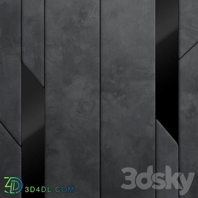 STORE 54 Euphoria Wall Panels 3D Models