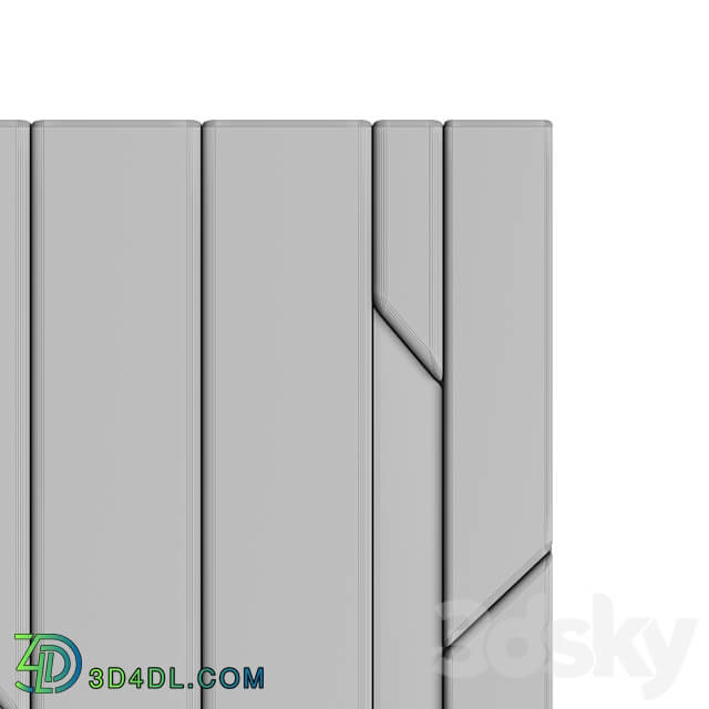 STORE 54 Euphoria Wall Panels 3D Models