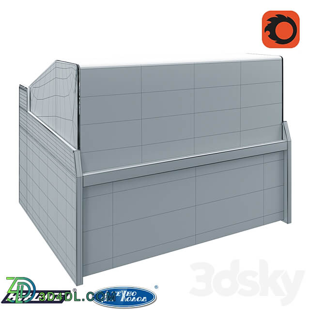 Refrigerated display case 1623 Missouri AC 120 fish OS 120 SPLA 3D Models